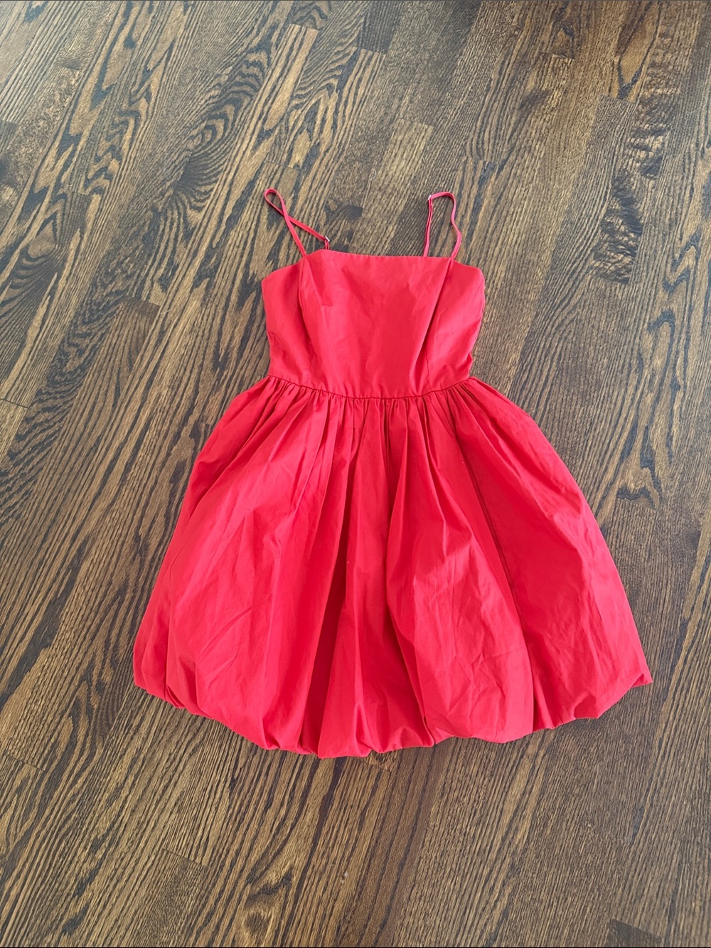 Copper Key Red Spaghetti-Strap Party Dress